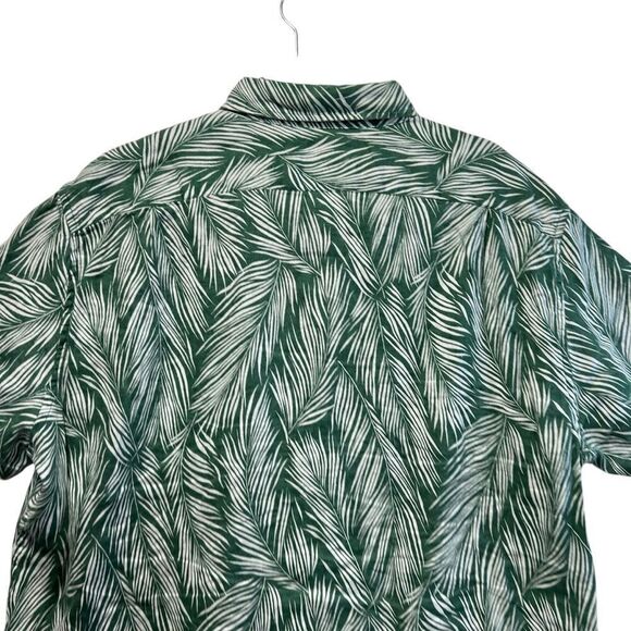 J.Crew linen cotton xl Tropical Hawaiian Down Shirt - Cotton, Short Sleeves - Picture 14 of 14